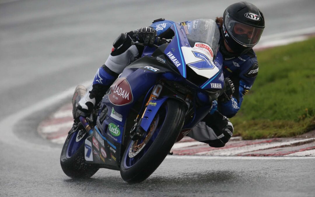 Goulburn motorcycle racer Tom Toparis competes in the British Superbike Championships
