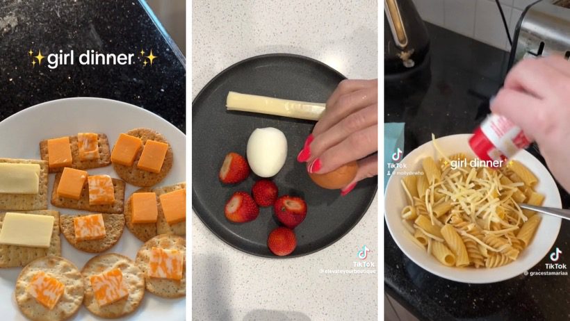 The dividing perspective of what ‘girl dinner’ is on TikTok