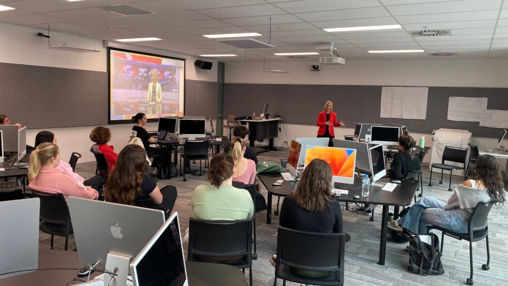 University of Wollongong students learn the importance of regional news from Tanya Dendrinos