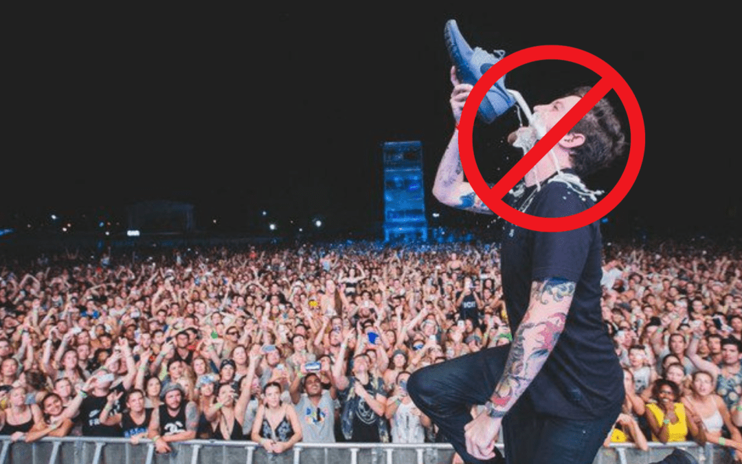 Should shoeys be banned from music events?